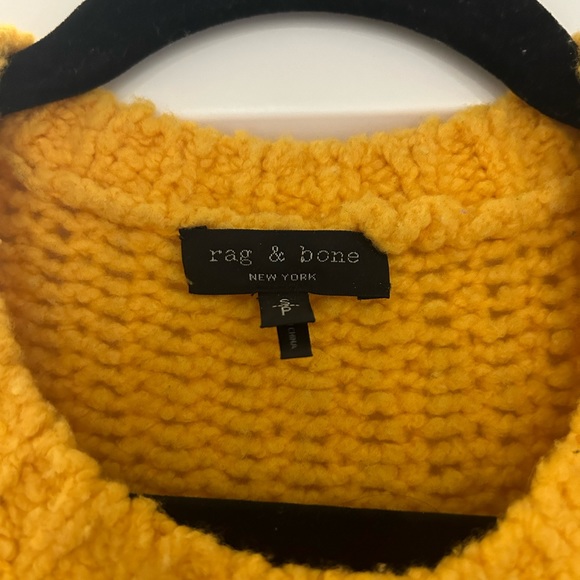 Rag & Bone Gold Arizona Merino Wool Knit Sweater - Picture 6 of 7